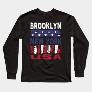 Brooklyn New York USA T-Shirt Long Sleeve T-Shirt